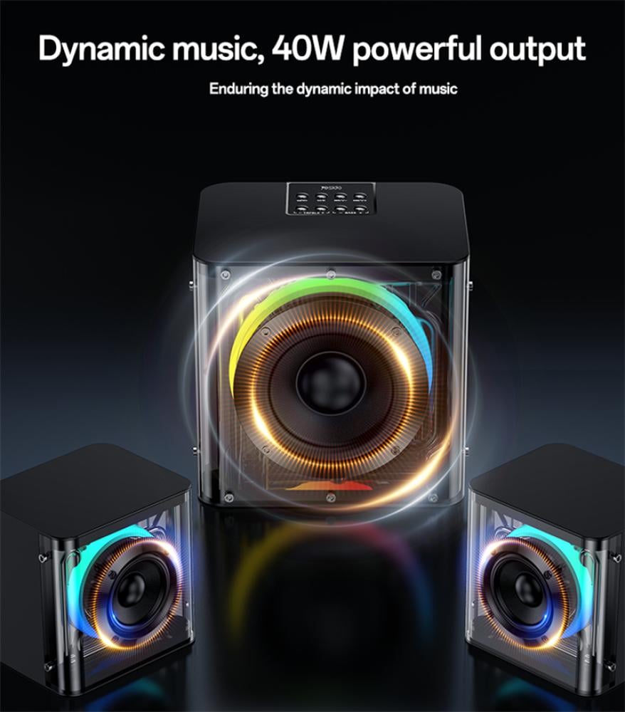 Yesido surround Bluetooth RGB dual channel speaker with 40-watt power (YSW41)