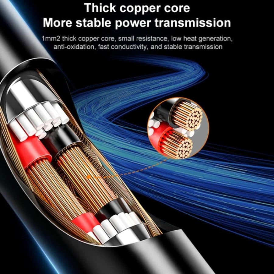 Yesido power extension cable with UK three-pin socket, 3250 watts, 5 meters long (MC34)