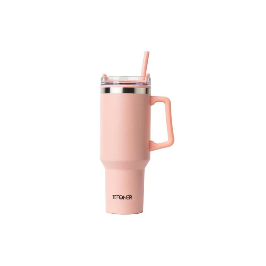 TEFONER cup keeps heat and cold with a capacity of 40 ounces (1.2 liters)