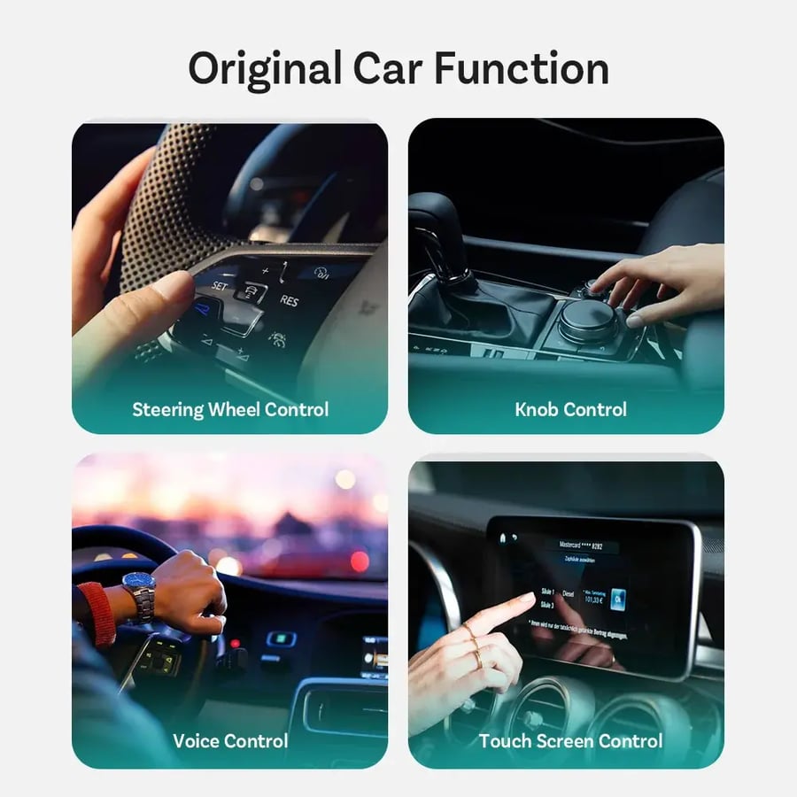 محول Ottocast لاسلكي CarPlay و Android Auto للسيارة