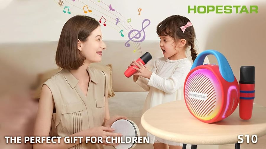 HOPESTAR wireless speaker for children, waterproof, 20-watt power