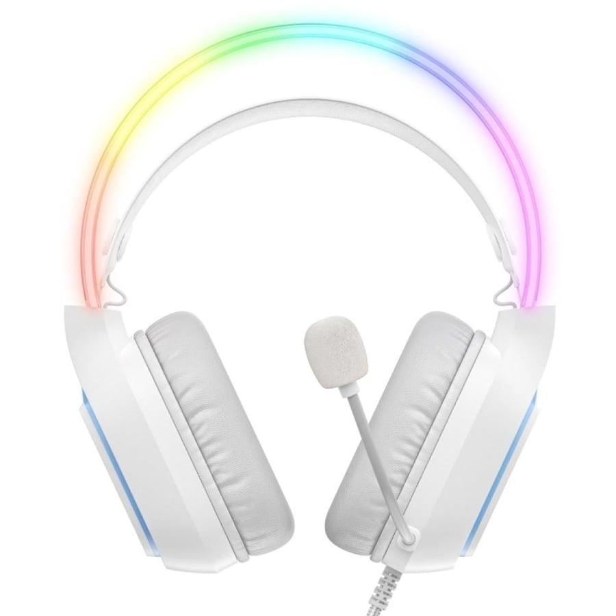 سماعات رأس ONIKUMA X22 للألعاب سلكية بإضاءة ديناميكية RGB مع ميكروفون مدمج