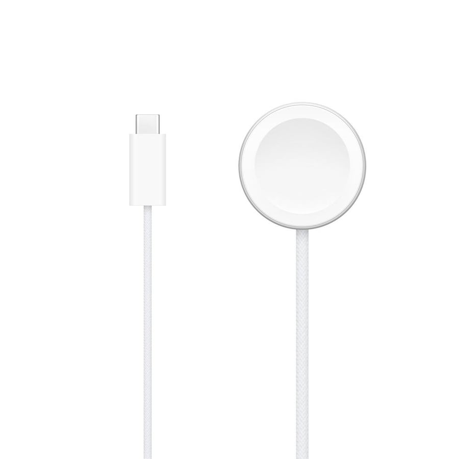 Original fast magnetic Apple Watch charger - Type C (1 meter) - White