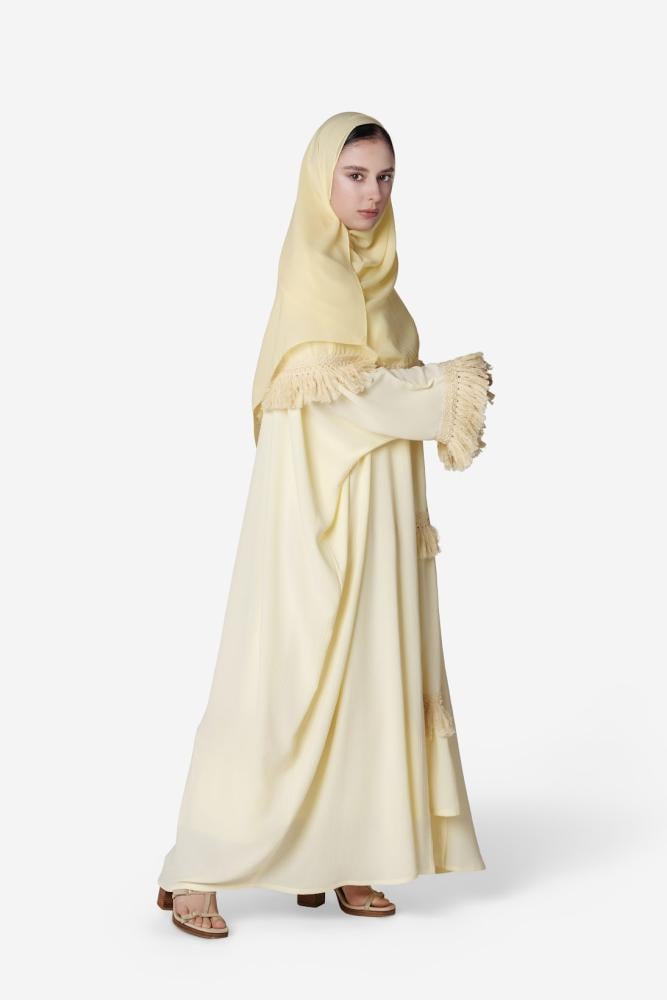 PURE | Butter Yellow Abaya