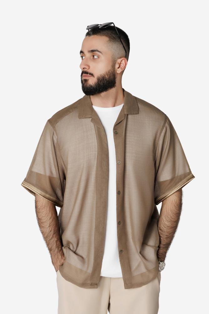 PURE | Olive Brown Shirt