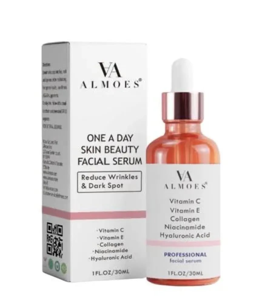 سيروم ألـموس فيتامين C لتفتيح البشرة ومكافحة التجاعيد 30 مل - ALMOES Vitamin C Facial Serum 30ml