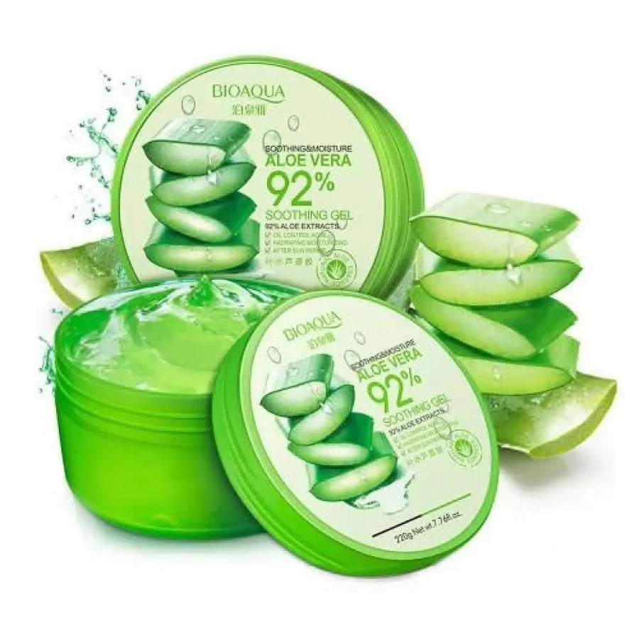 جل روشن بخلاصة الصبار 92% لترطيب وتهدئة البشرة 300 مل - Roshen Aloe Vera 92% Soothing Gel 300ml