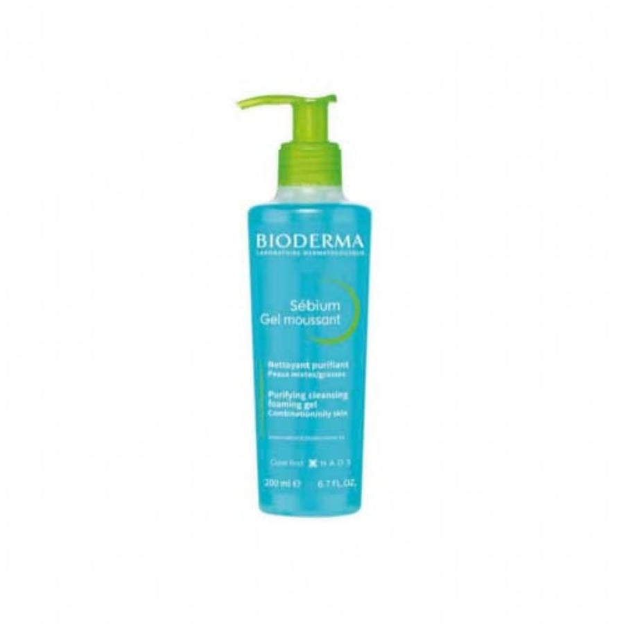 بايوديرما سيبيوم جل رغوي 200 مل - Bioderma Sébium Gel Moussant 200ml