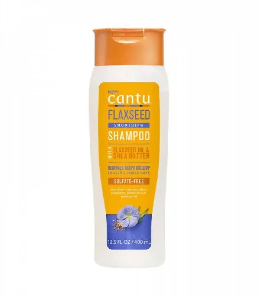 كانتو شامبو بخلاصة بذور الكتان – 400 مل - Cantu Flaxseed Smoothing Shampoo 400ml