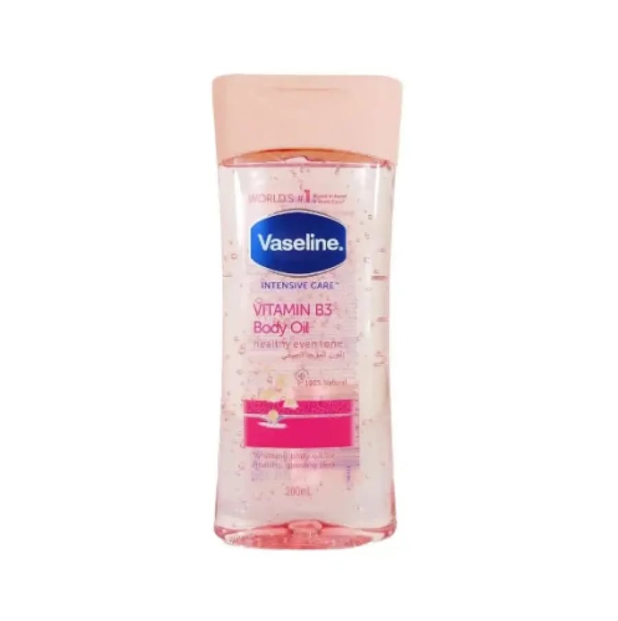 فازلين زيت جل فيتامين B3 200 مل - Vaseline Vitamin B3 Healthy Even Tone Body Oil 200ml