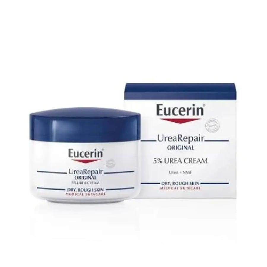 يوسرين يوريا 5% كريم مرطب للبشرة الجافة 75 مل - Eucerin UreaRepair Original 5% Urea Cream 75ml