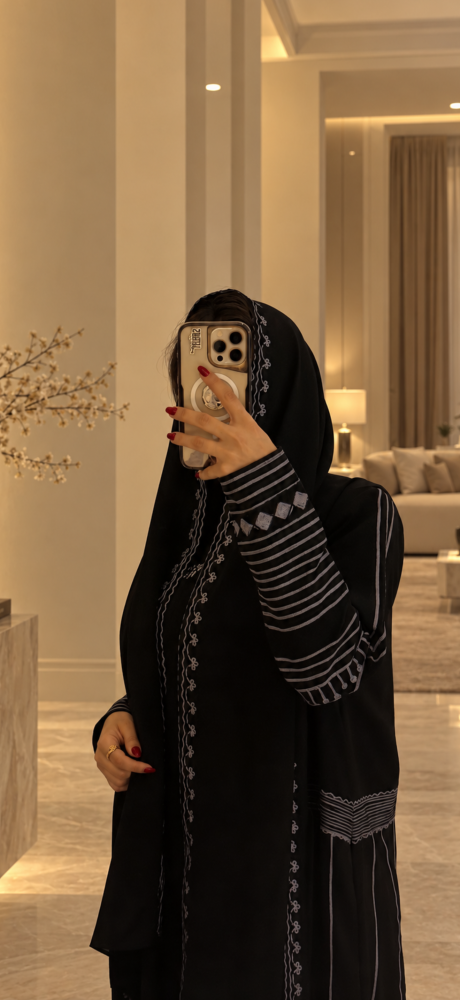 عباية تطريز عسيري