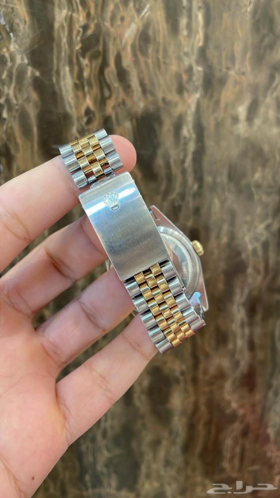 ساعه رولكس yellow datejust إطار خشن ساعه رولكس ماستر