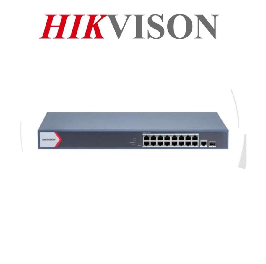 سويتش ذكي جيجابت PoE من Hikvision، 24 منفذ
