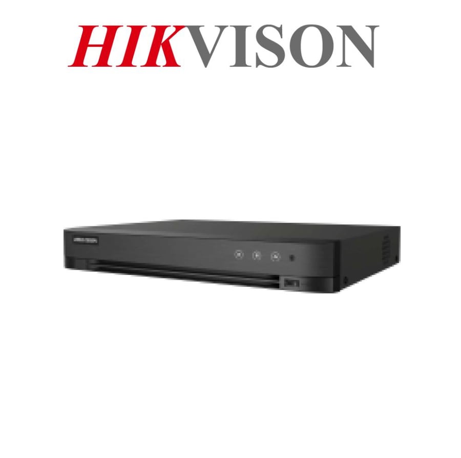 جهاز تسجيل هيكفيجن DVR 4 قنوات، يدعم دقة 8 ميجابكسل، ويدعم قرص صلب واحد (1 HDD).