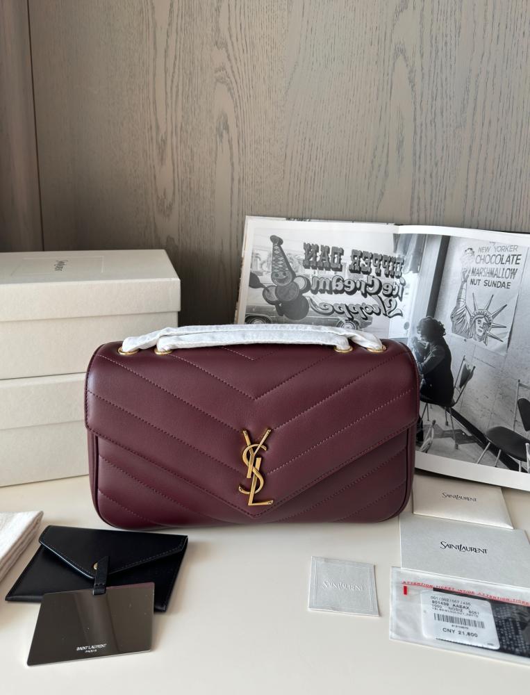 Loulou handbag ysl, مقاسين