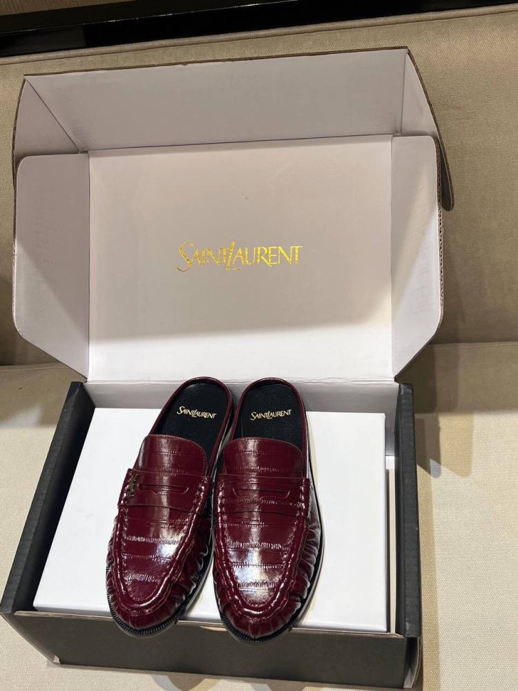 YSL leather