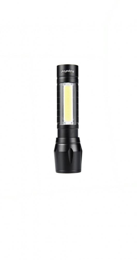 مصباح LED يدوي تكتيكي XML T6 يُحمل باليد بتقنية COB مزود بشاحن بمنفذ USB ومناسب للأماكن الخارجية