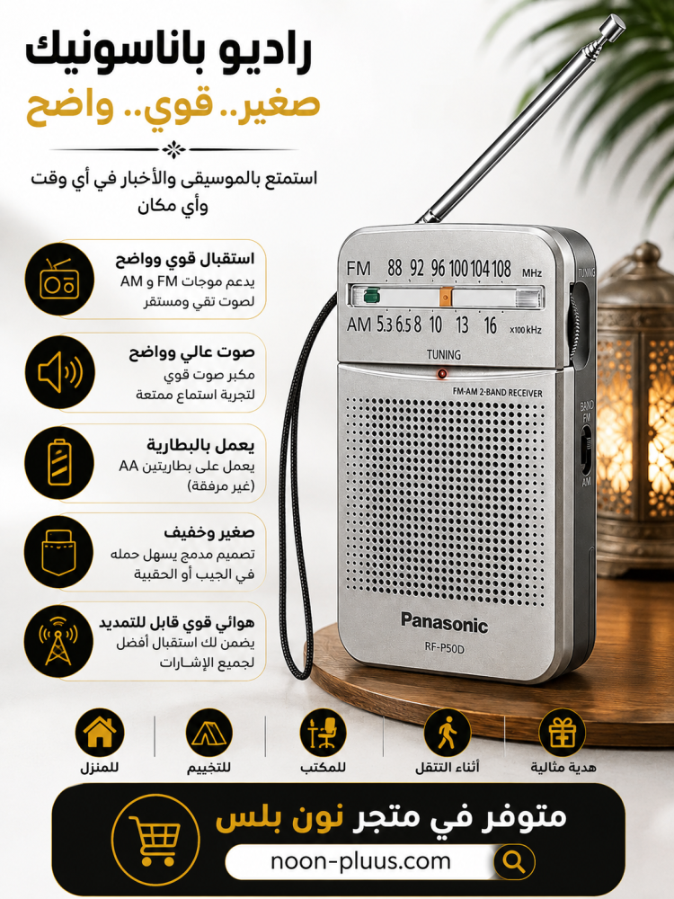 باناسونيك RF-P50DEG-S فضي