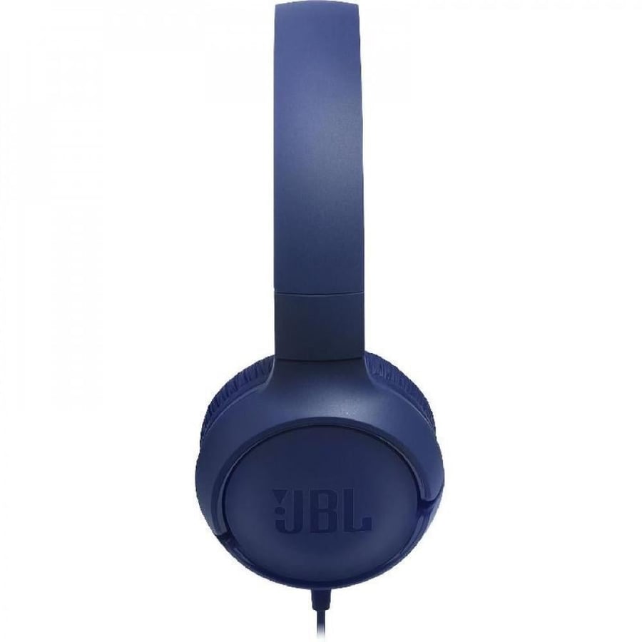 سماعة JBL 510‎‎ رأس ‎سلكي‎ ،‎منفذ صوت 3.5 مم‎ ،‎ميكروفون مدمج‎ ،‎ازرق