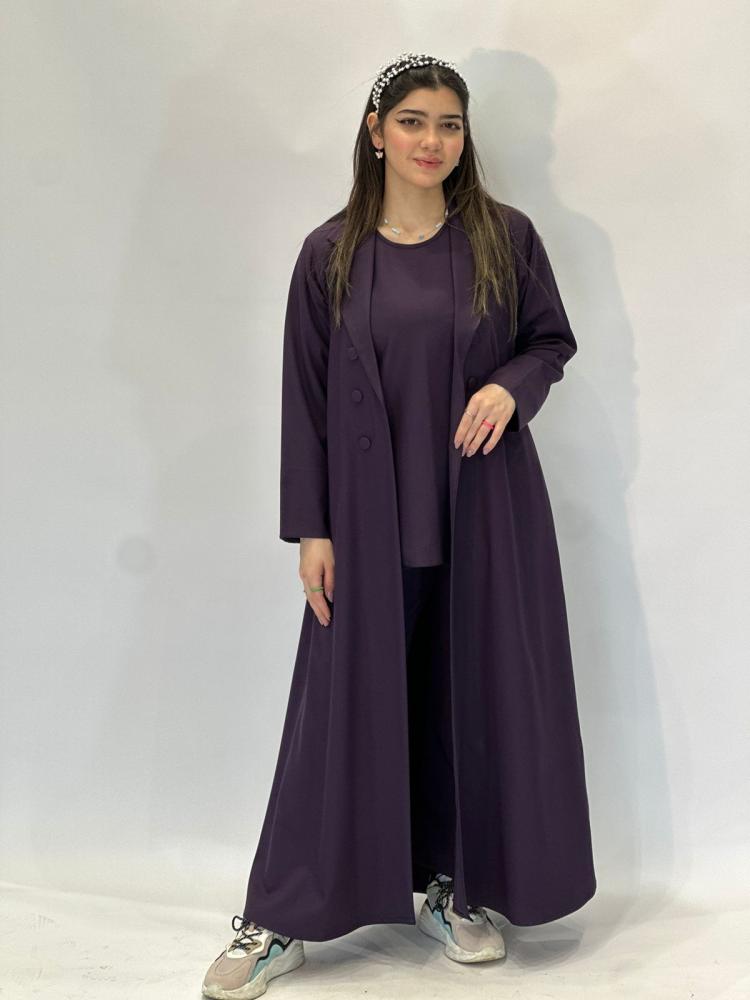 عبايه السفر لون موف