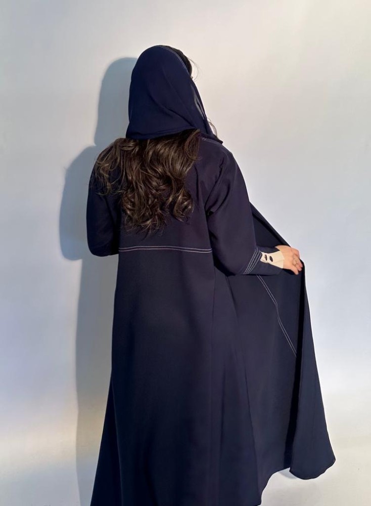 عبايه الجوهره لون كحلي