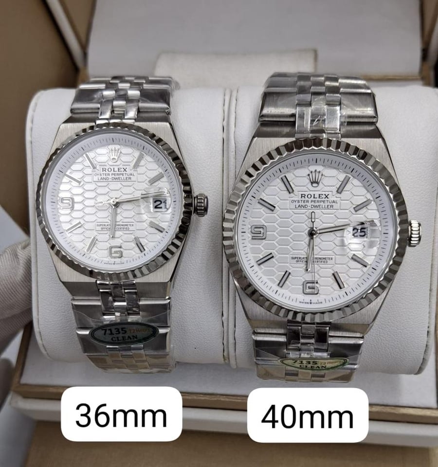 رولكس لاند دويلر.  .                                        موديل رجالي    .  مقاس 40  Mm               مكينه اوتوماتيك Yz                             درجه اولى هاي كواليتي - طبق الأصل تماماً .   .