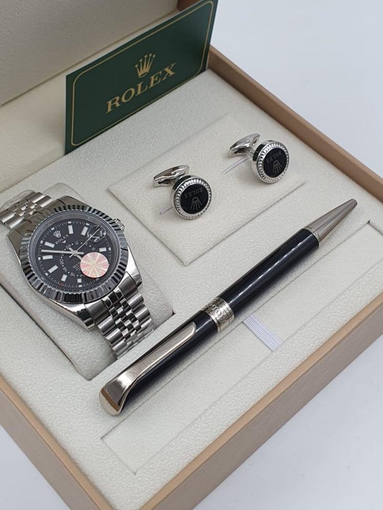 Men's first class set with printed accessories