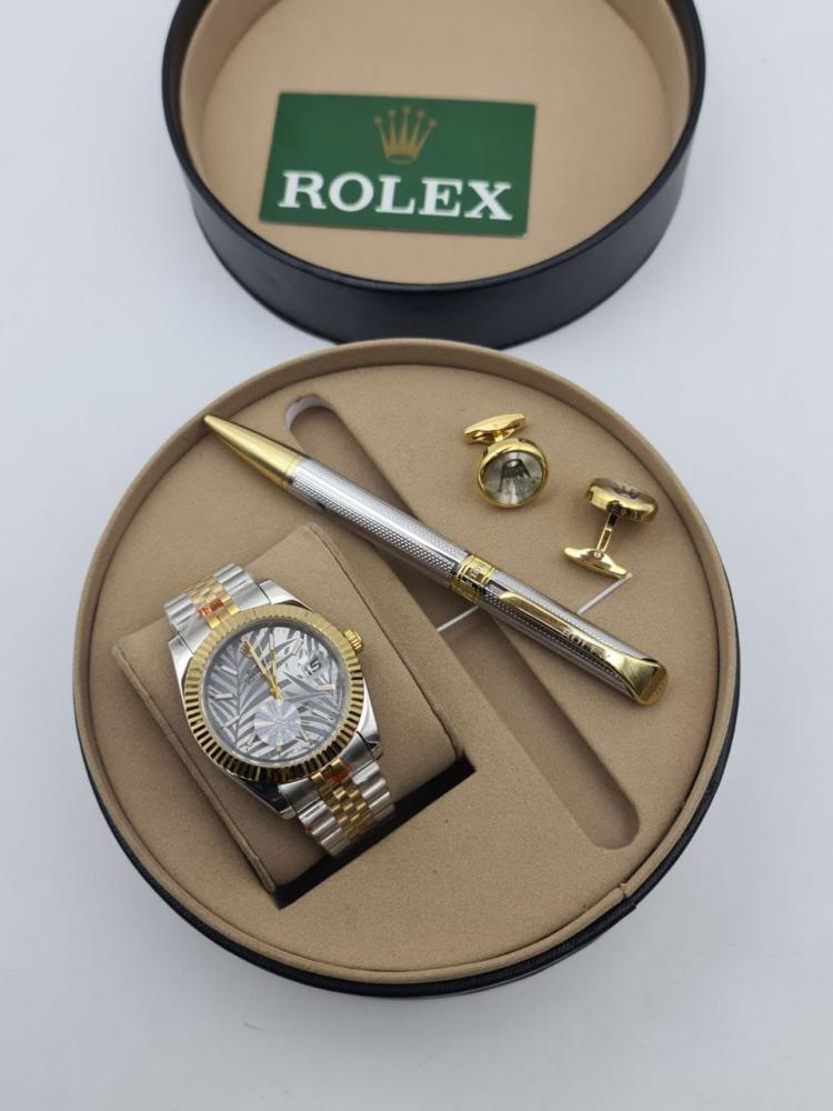 Men's first class set with printed accessories