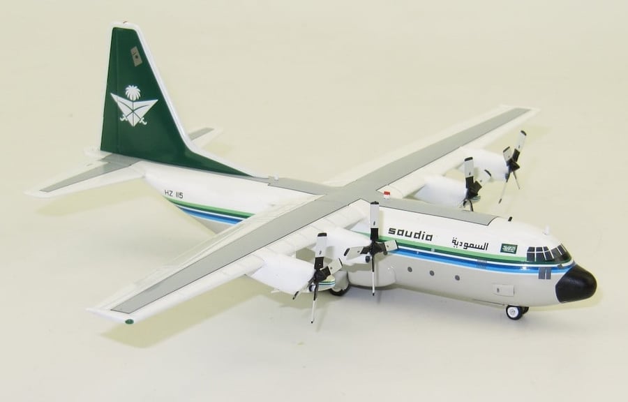 مجسم الخطوط السعودية C130H L382 مقاس 1:200