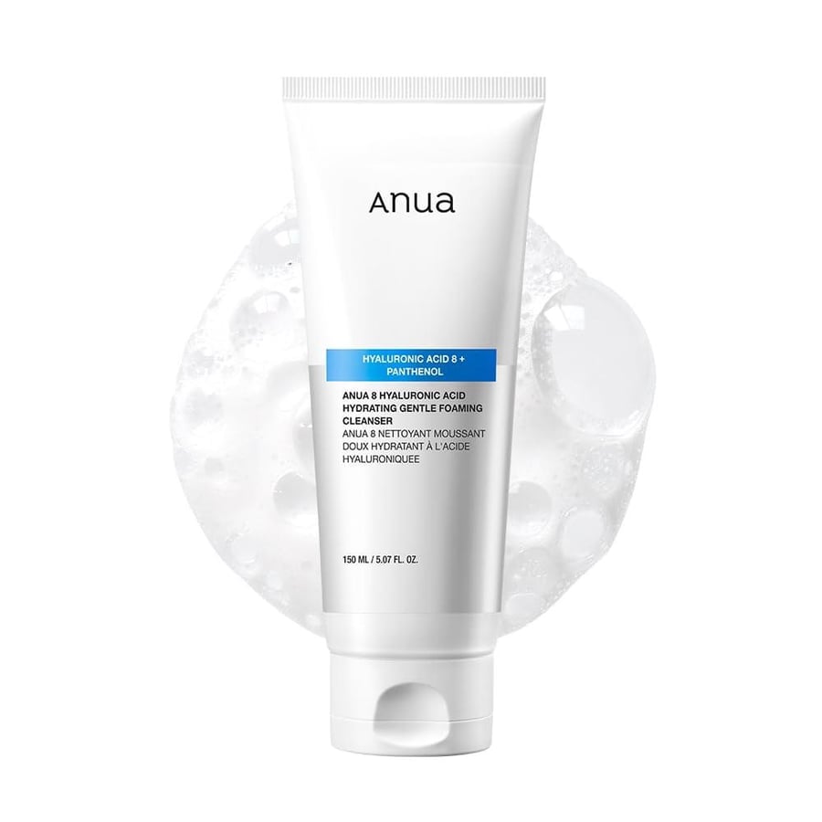 غسول انوا الرغوي بالهالورونيك اسيد | ANUA  8 Hyaluronic Acid Gentle Foaming Cleanser