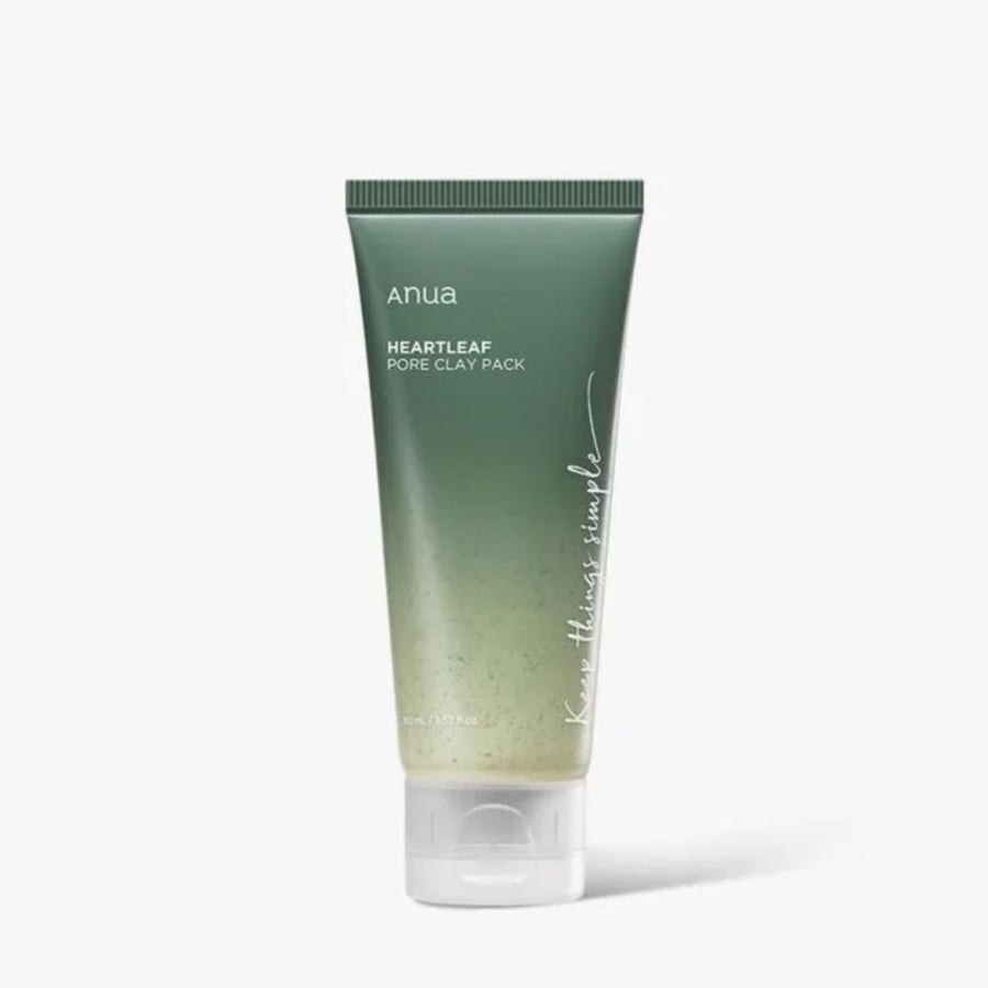 رغوة طينية لتنظيف المسام بالهارتليف من انوا 100 مل | ANUA Heartleaf Pore Clay Pack 100 ml