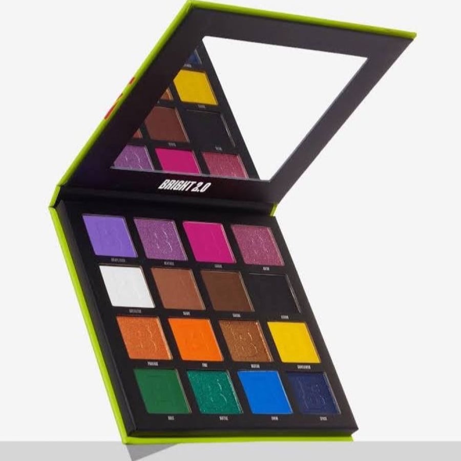 باليت ايشادو من بيوتي باي - برايت 2.0 | Beauty Bay 16 Colour Eyeshadow Palette -  Bright 2.0