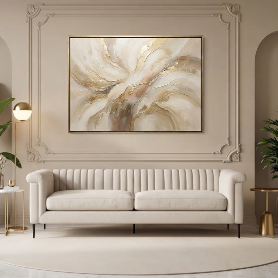 Velvet sofa modern design