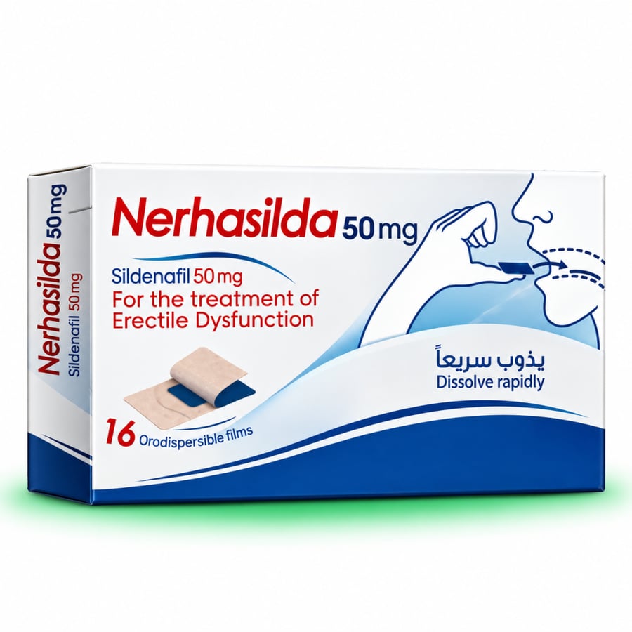 لصقات اللسان نيرهسيلدا للرجال 50 mg