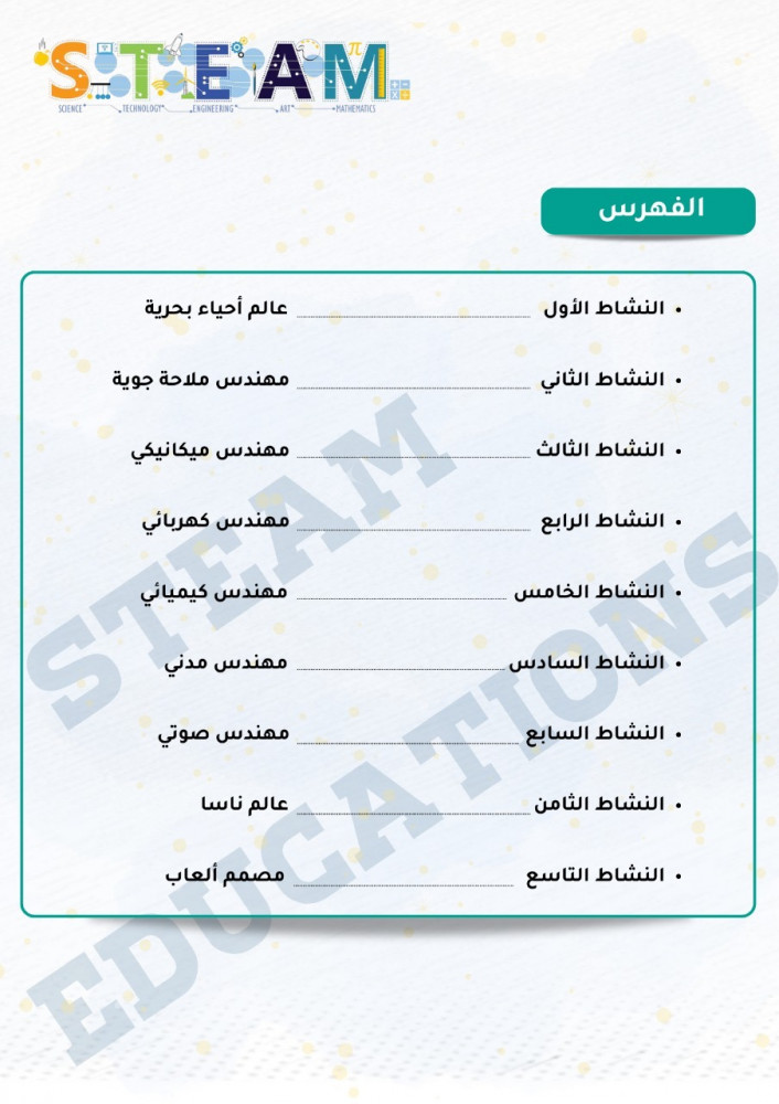 الدليل الشامل لمدرب/ة STEAM
