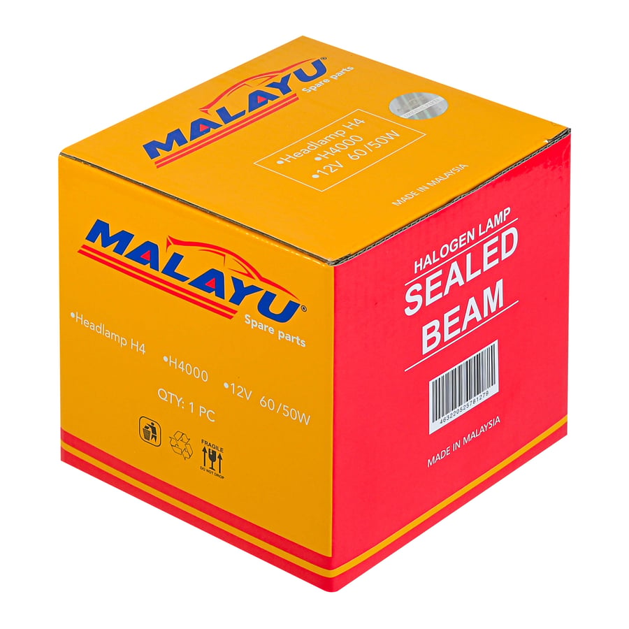 شمعة مدور صغير 3 خط مالايو H4000 (H4) 12V 60/50W