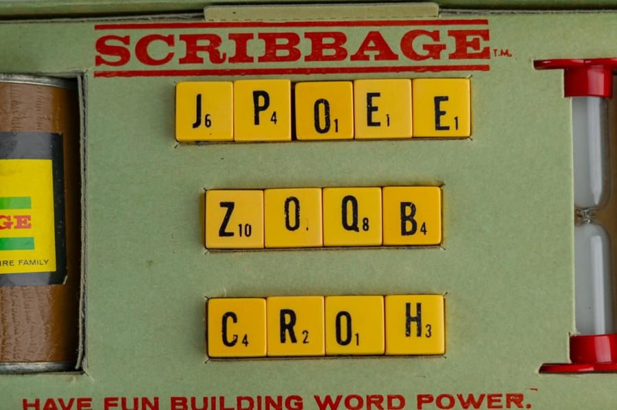 لعبة SCRIBBAGE بكلايت