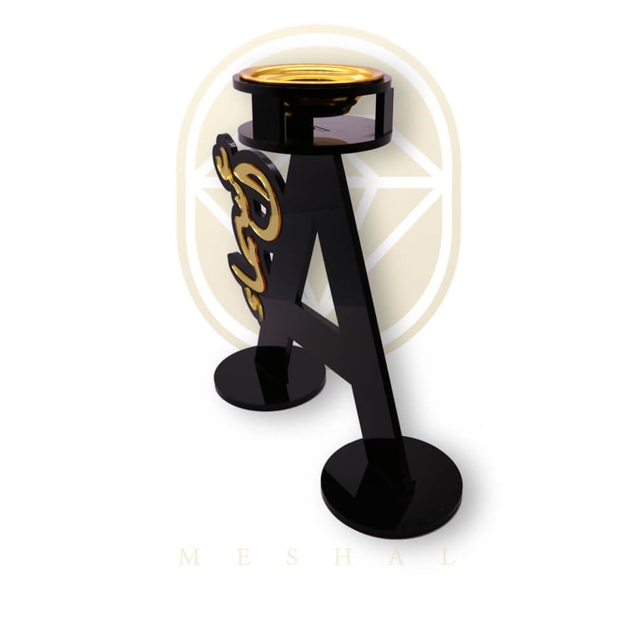 Acrylic incense holder with name as per your request (MD00008)