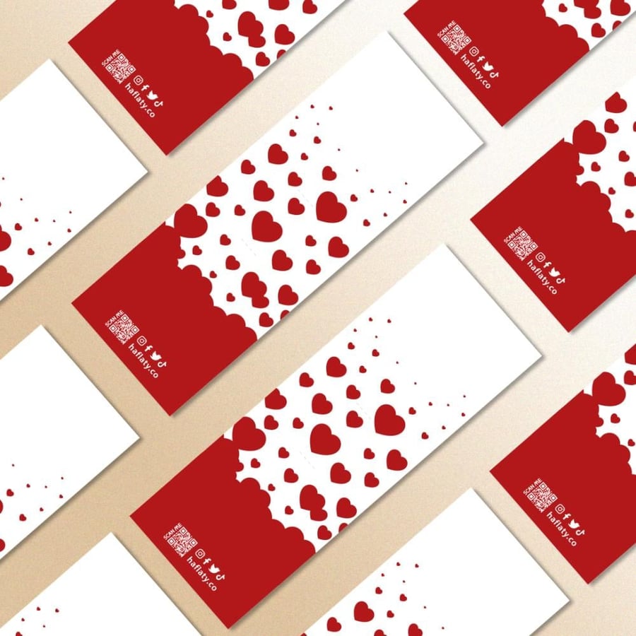 Distribution of longitudinal cards with a passion theme