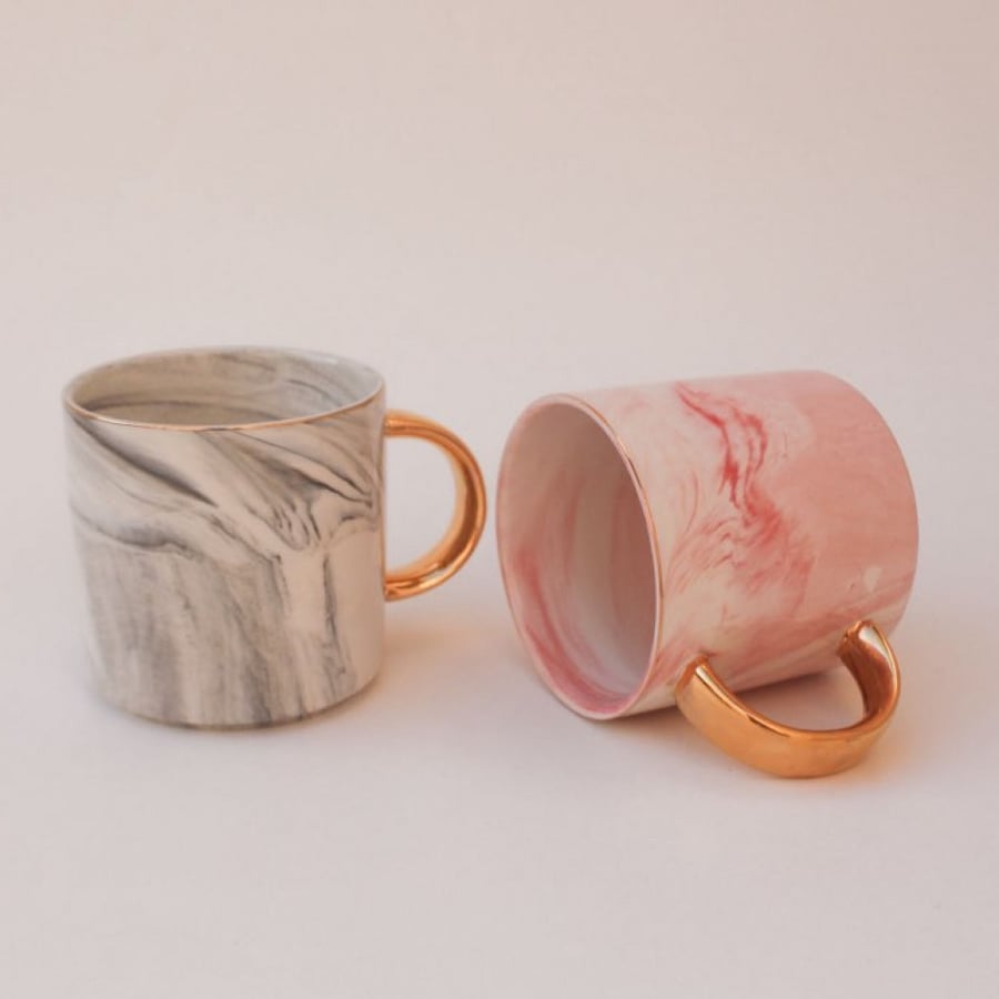 كوب marble ذهبي m08