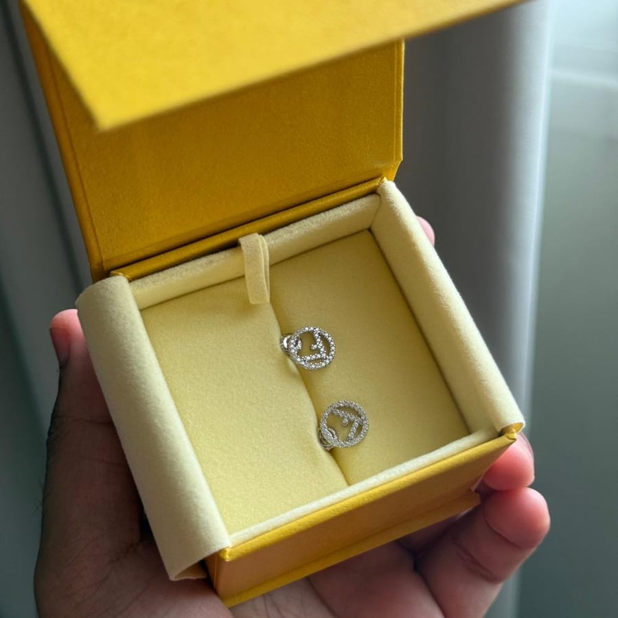 Fendi Earrings Silver