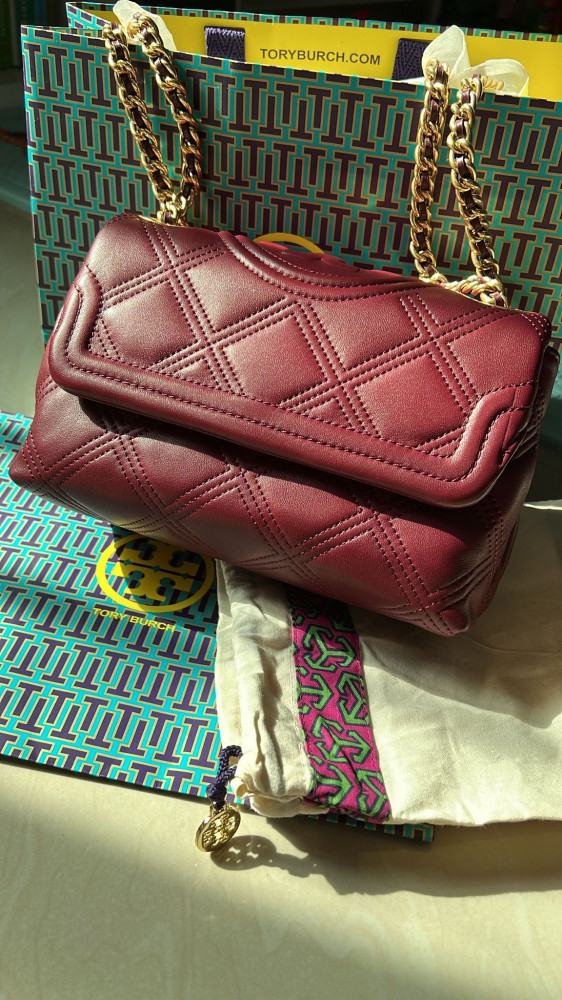 ToryBurch Bag عنابي