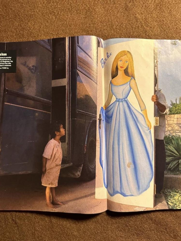 مجلة تايم عن صدام
