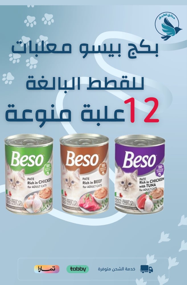 بيسو طعام رطب للقطط 400g