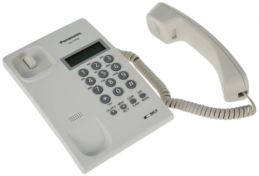 جهاز تلفون من باناسونيك مع خاصية التعرف على هوية المتصل KX-T7703