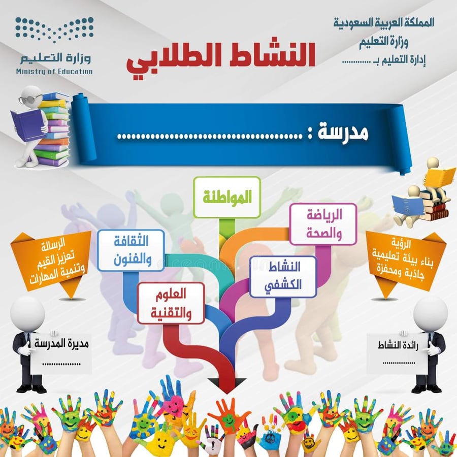 تصميم لوحة النشاط الطلابي