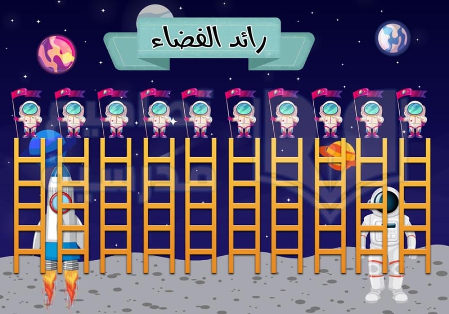 تصميم لوحة تعزيز رائد الفضاء