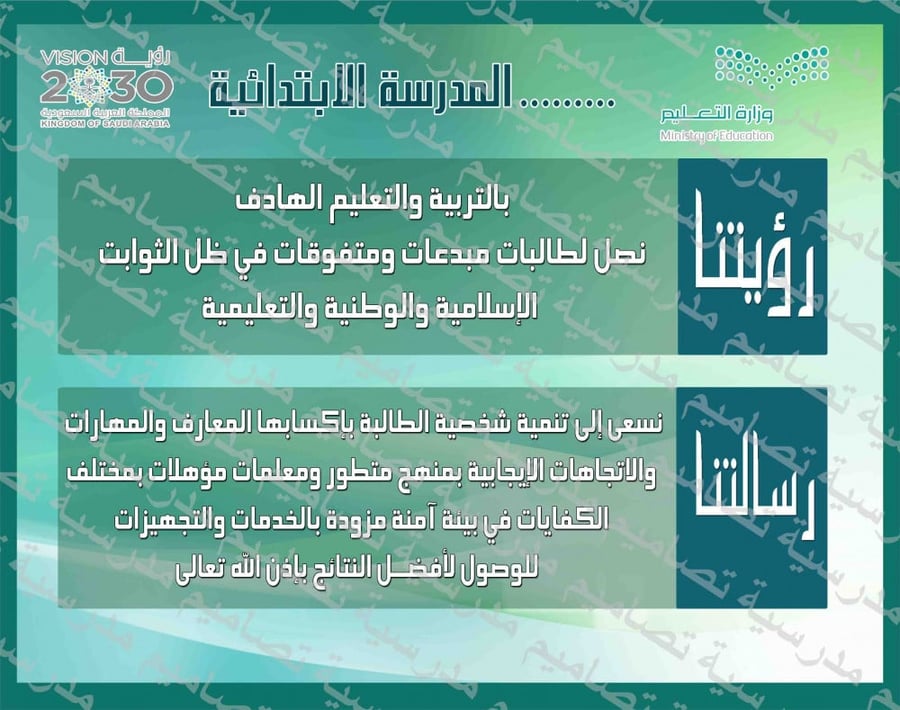 ‎الرؤية والرسالة 4.