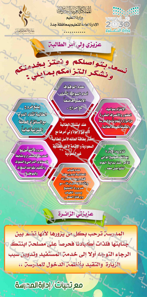 ‎تعليمات أولياء الأمور  15 خدمة مستفيد.
